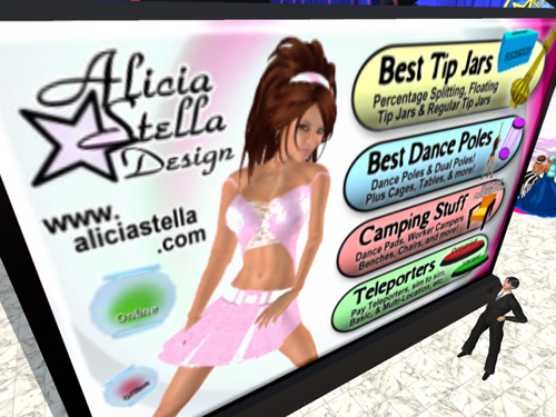 Sign for Alicia Stella Design